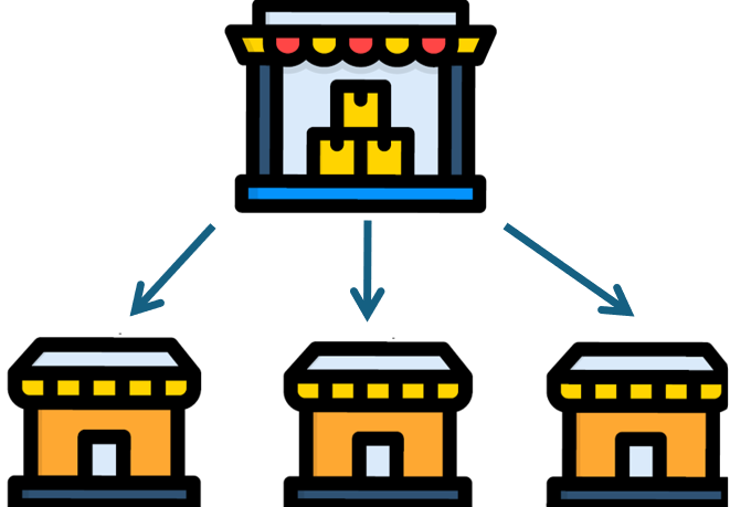 複数店舗展開イメージ